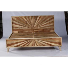 Meuble design de lit de haute qualité Lit double en bois